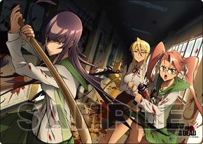 A3クリアデスクマット 第3弾  学園黙示録 HIGHSCHOOL OF THE DEAD「学校」