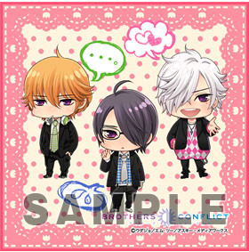 BROTHERS CONFLICT マイクロファイバーミニタオル「椿・梓・棗」