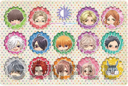BROTHERS CONFLICT 大判マウスパッド「朝日奈兄弟 ちびキャラ」