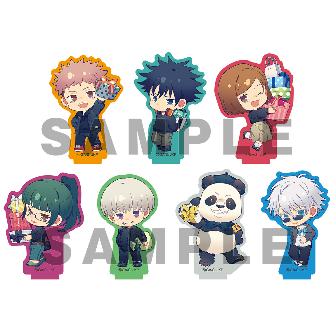 呪術廻戦 トレーディングミニアクリルスタンド プレゼントVer. | グッズ| 株式会社ブロッコリー TV, image size:1140x1140