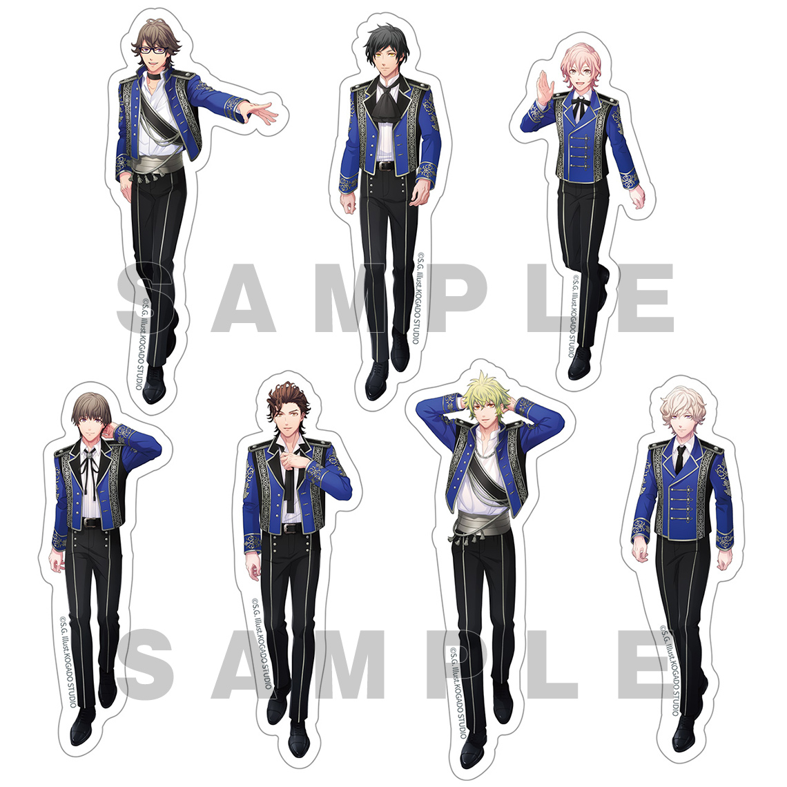 うたの☆プリンスさまっ♪ HE★VENS トレーディングステッカー BIRTHDAY SONG CD Ver.