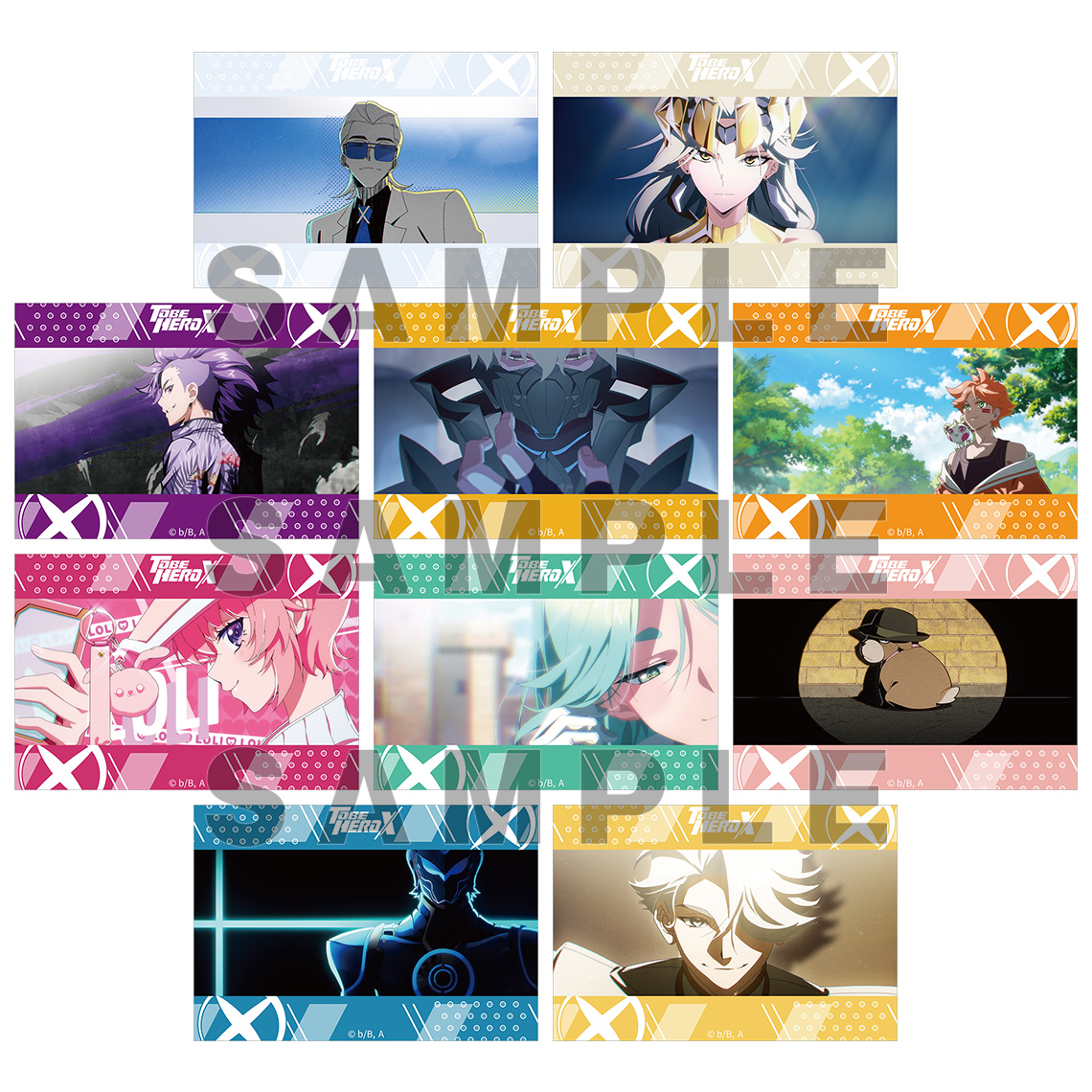 TVアニメ「TO BE HERO X」 トレーディングミニクリアカード