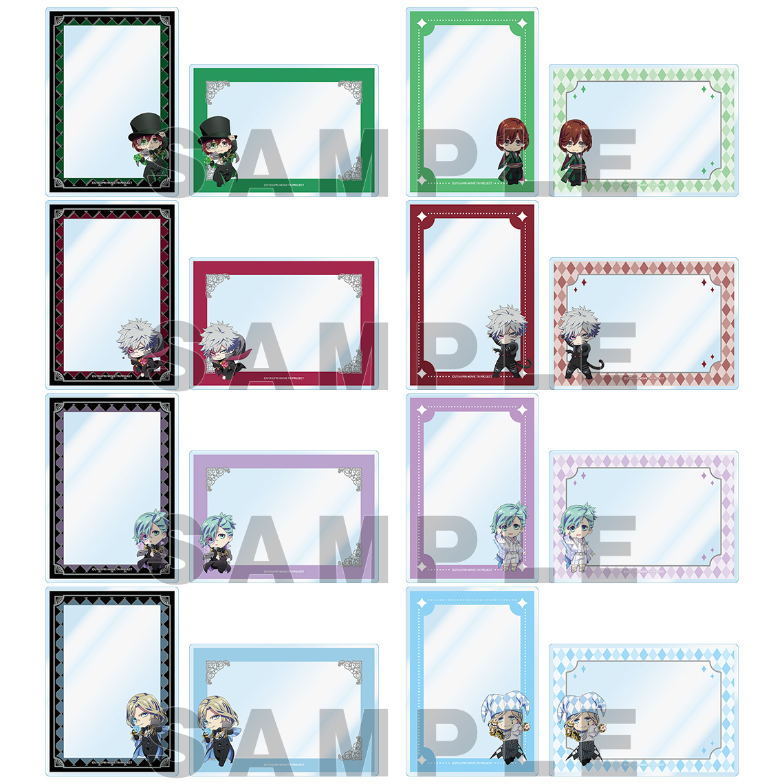 劇場版 うたの☆プリンスさまっ♪ TABOO NIGHT XXXX トレーディングB7サイズ硬質カードケースセット Black & Solo Stage ちびキャラVer.