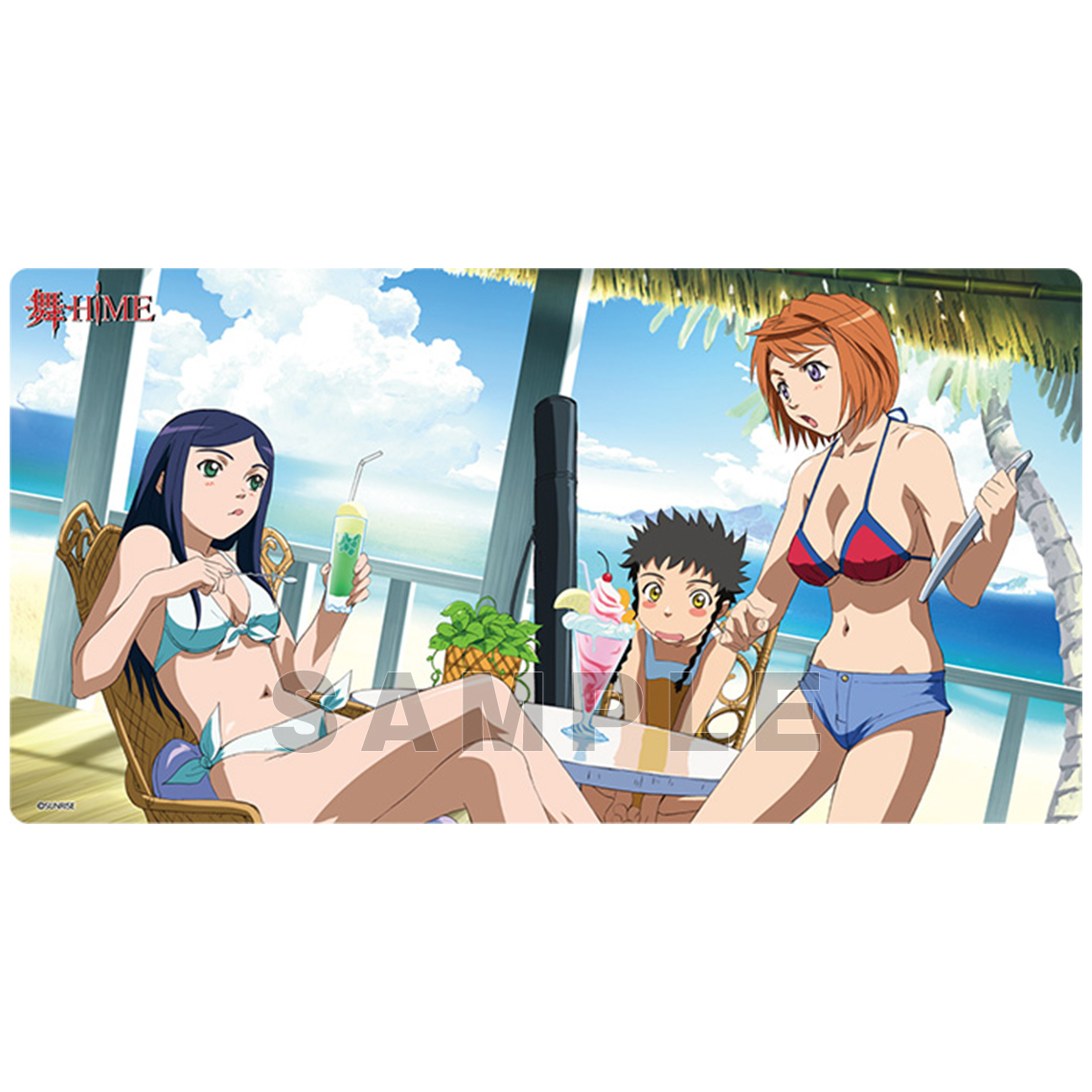 キャラクター万能ラバーマットスリム 舞-HiME「サマーリゾート」