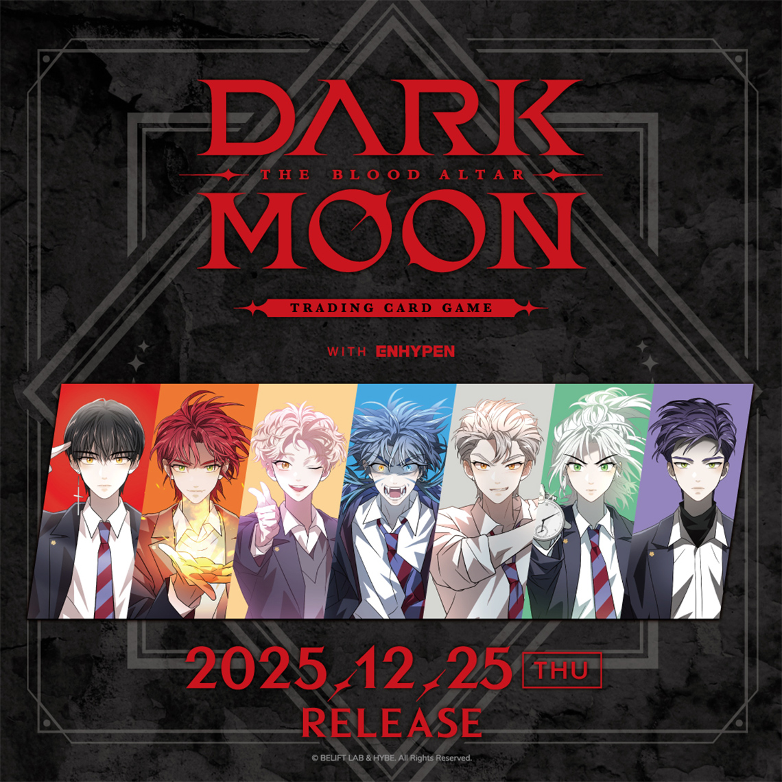 DARK MOON : The Blood Altar with ENHYPEN TRADINGCARDGAME