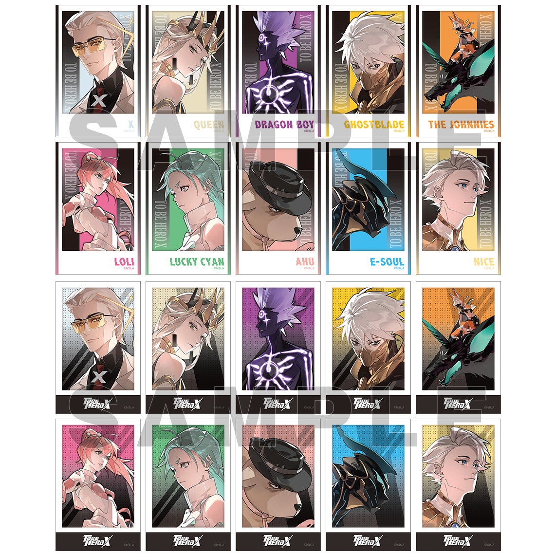 アニメ「TO BE HERO X」 トレーディングインスタントフォト風カード