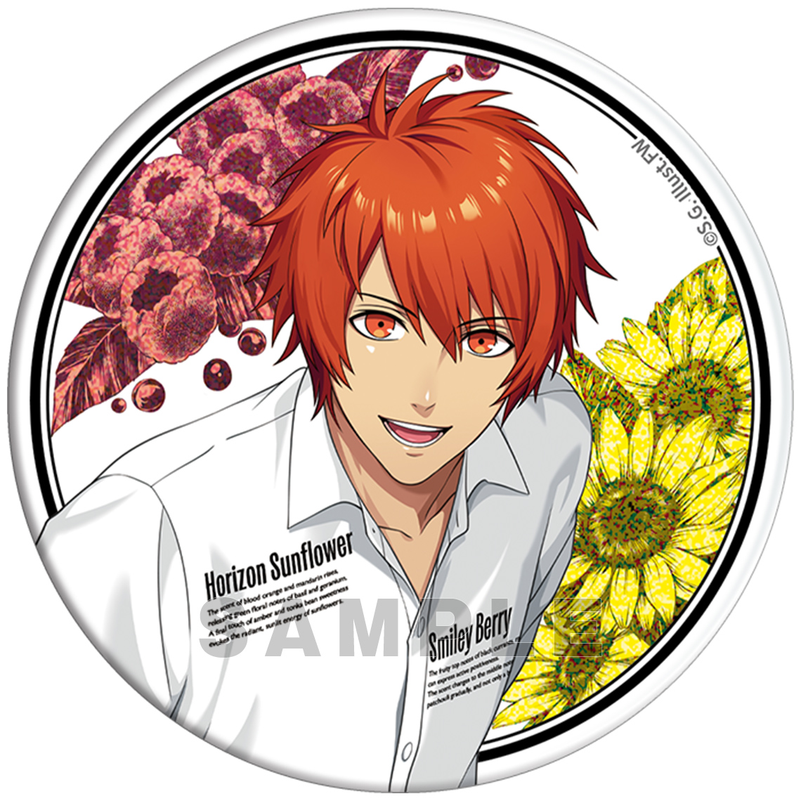 うたの☆プリンスさまっ♪ BIGホログラム缶バッジ Fragrance Pairing Ver.
