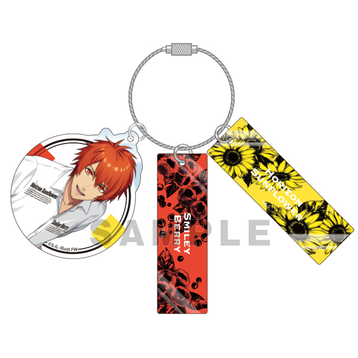 うたの☆プリンスさまっ♪ 3連アクリルキーリング Fragrance Pairing Ver.