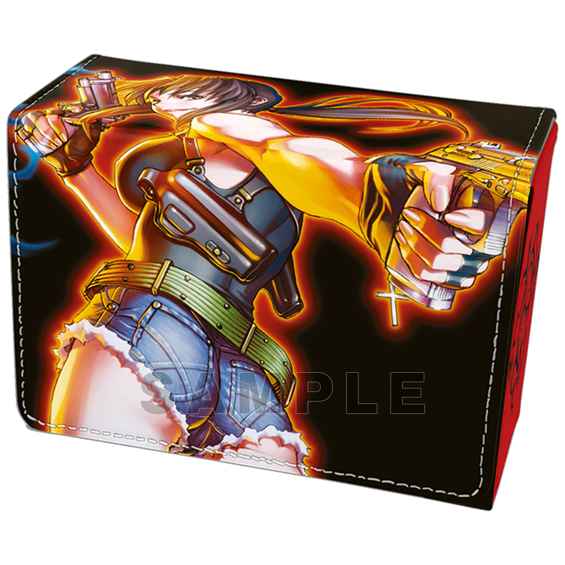 合皮製デッキケースＷ BLACK LAGOON「レヴィ」リバイバル