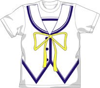 なりきりTシャツシリーズ D.C.Ⅱ～ダ・カーポⅡ～風見学園付属制服（Tシャツ） まえ
