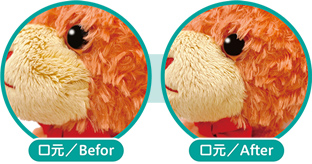 口元／Before　口元／After